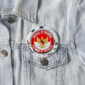 Indonesische RundEmblem Button (Beispiel)