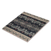 Indonesische Stammes- Ikat TextilWeavings Fliese (Seite)