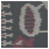 Indonesische Stammes- Ikat TextilWeavings Stoff (Nahaufnahme)