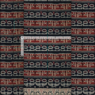 Indonesische Stammes- Ikat TextilWeavings Stoff