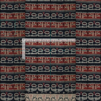 Indonesische Stammes- Ikat TextilWeavings Stoff