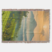 Indonesische Sunset Decke (Vorderseite)