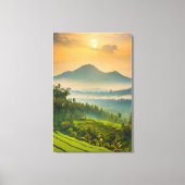 Indonesische Sunset Leinwanddruck (Vorderseite)