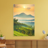 Indonesische Sunset Leinwanddruck (Insitu (Wohnzimmer))
