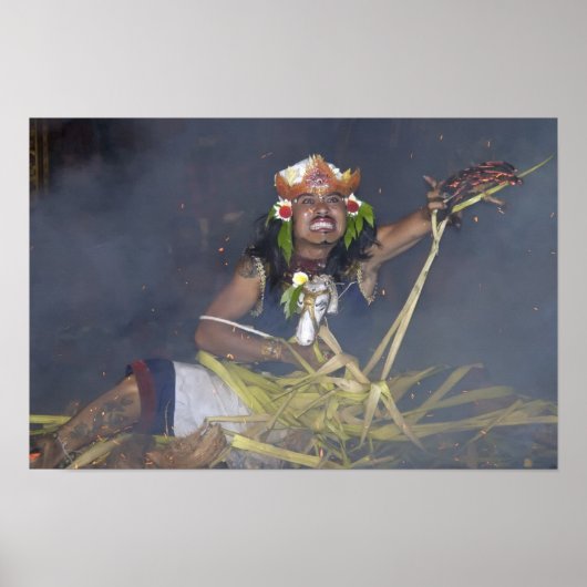 indonesische Tänzerin Poster (Vorne)