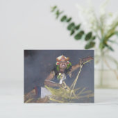 indonesische Tänzerin Postkarte (Stehend Vorderseite)