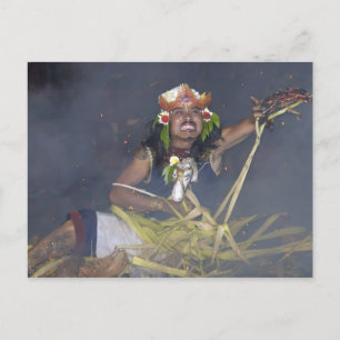 indonesische Tänzerin Postkarte