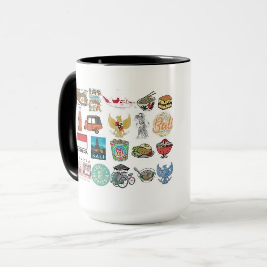 indonesische Tasse (Vorderseite Links)