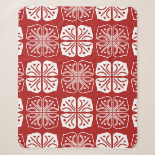 indonesische Vintage Batik-typisch Design, Combina Sherpadecke