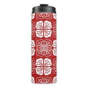 indonesische Vintage Batik-typisch Design, Combina Thermosbecher