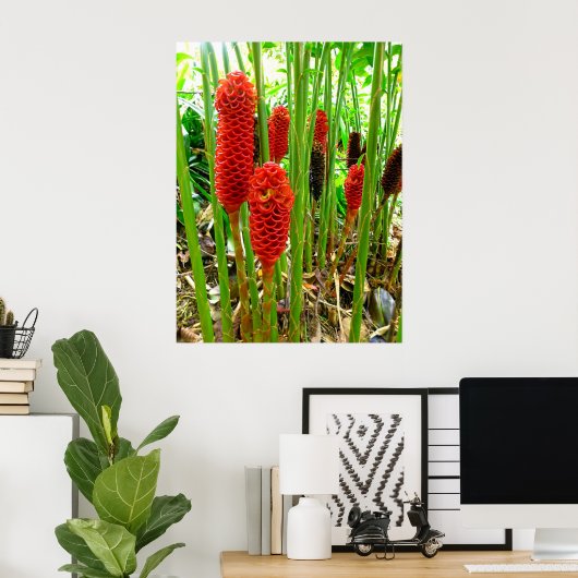 Indonesische Wax Ginger Poster (Heimbüro)