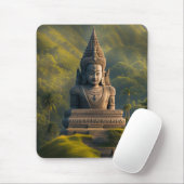 Indonesischer Bergbuddha Mousepad (Mit Mouse)