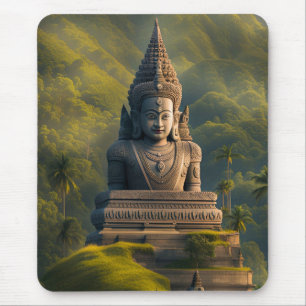 Indonesischer Bergbuddha Mousepad