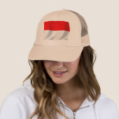 Indonesischer Flaggenhut Truckerkappe (Beispiel)