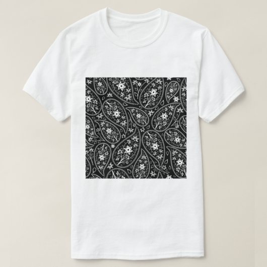 Indonesisches Batik-Muster T-Shirt (Design vorne)