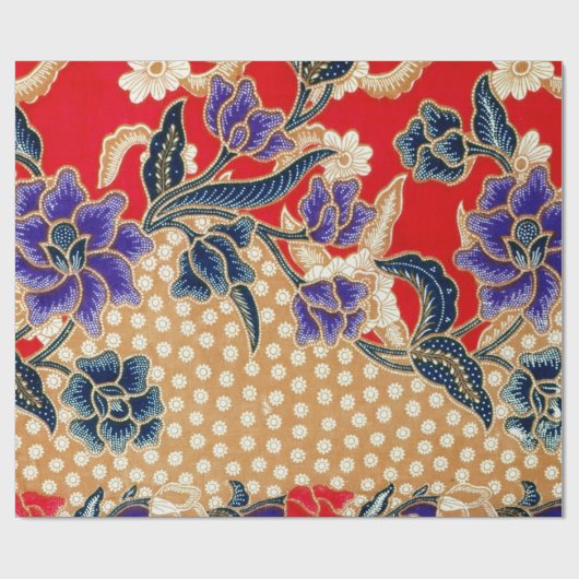 indonesisches Design Geschenkpapier (Flach)