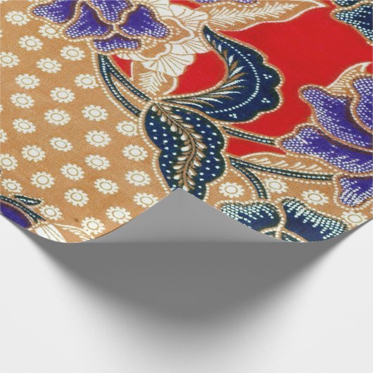 indonesisches Design Geschenkpapier (Ecke)