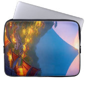 Indonesisches Dorf Sunset Laptopschutzhülle (Vorderseite)