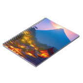 Indonesisches Dorf Sunset Notizblock (Linke Seite)