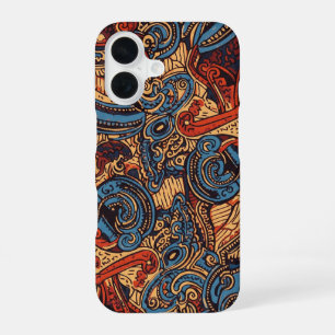 indonesisches einheimisches Art Design iPhone 16 Hülle