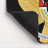 indonesisches Emblem Mousepad (Ecke)