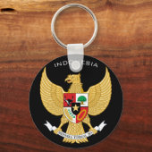 indonesisches Emblem Schlüsselanhänger (Vorderseite)