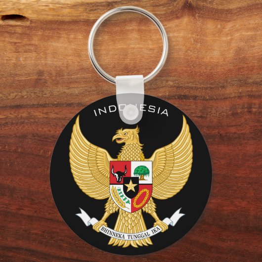indonesisches Emblem Schlüsselanhänger (Vorderseite)
