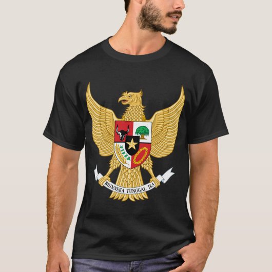indonesisches Emblem T-Shirt (Vorderseite)