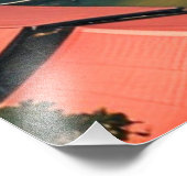 Indonesisches Fischerdorf Fotodruck (Ecke)