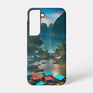 Indonesisches Fischerdorf Samsung Galaxy Hülle