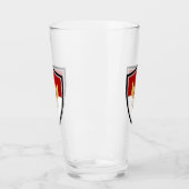 indonesisches Flaggenzeichen Glas (Links)