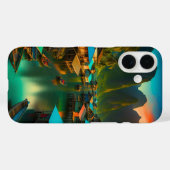 Indonesisches kleines Fischerdorf Case-Mate iPhone Hülle (Rückseite (Horizontal))