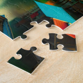 Indonesisches kleines Fischerdorf Puzzle (Seite)