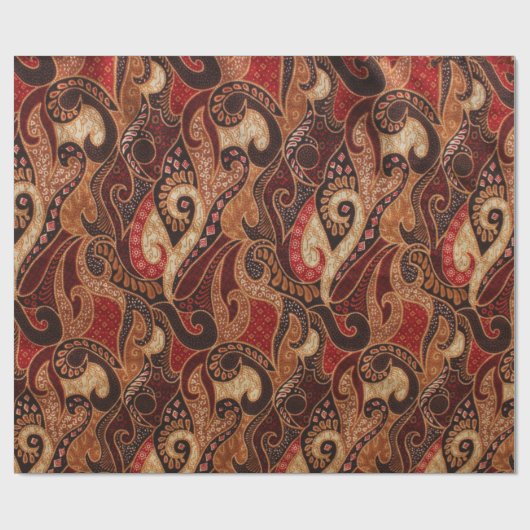 Indonesisches Muster 2 Geschenkpapier (Flach)