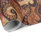 Indonesisches Muster 2 Geschenkpapier (Rolleneckpunkt)