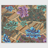 Indonesisches Muster Geschenkpapier (Flach)