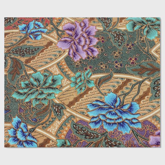 Indonesisches Muster Geschenkpapier (Flach)