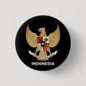 Indonesisches NationalEmblem Button (Vorderseite)