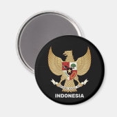 Indonesisches NationalEmblem Magnet (Vorderseite/Rückseite)