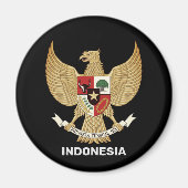 Indonesisches NationalEmblem Magnet (Vorne)