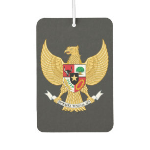 Indonesisches Nationalemblem Polo-Shirt Autolufterfrischer