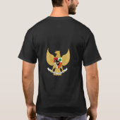 Indonesisches Nationalemblem Polo-Shirt T-Shirt (Rückseite)