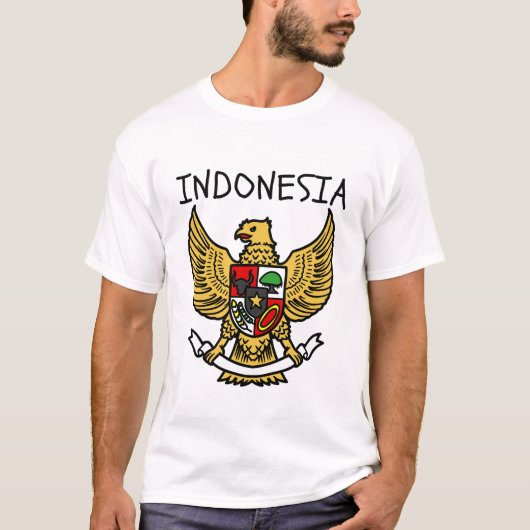 Indonesisches Wappen T-Shirt (Vorderseite)