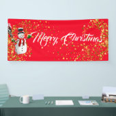 Indoor Banner frohe Weihnachten (Messe)