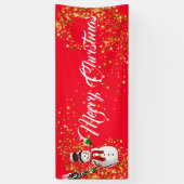 Indoor Banner frohe Weihnachten (Vertikal)