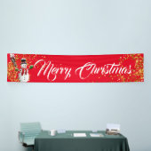Indoor Banner frohe Weihnachten (Messeveranstaltung)
