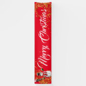 Indoor Banner frohe Weihnachten (Vertikal)