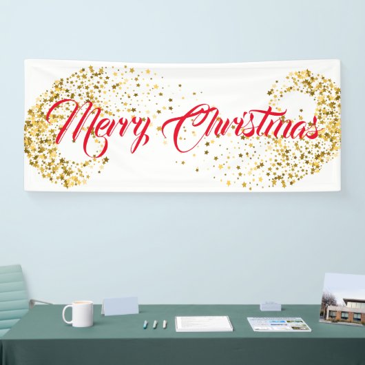 Indoor Banner frohe Weihnachten (Messe)