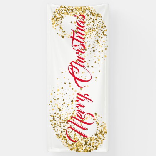 Indoor Banner frohe Weihnachten (Vertikal)