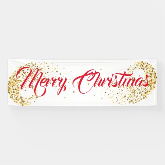 Indoor Banner frohe Weihnachten (Horizontal)